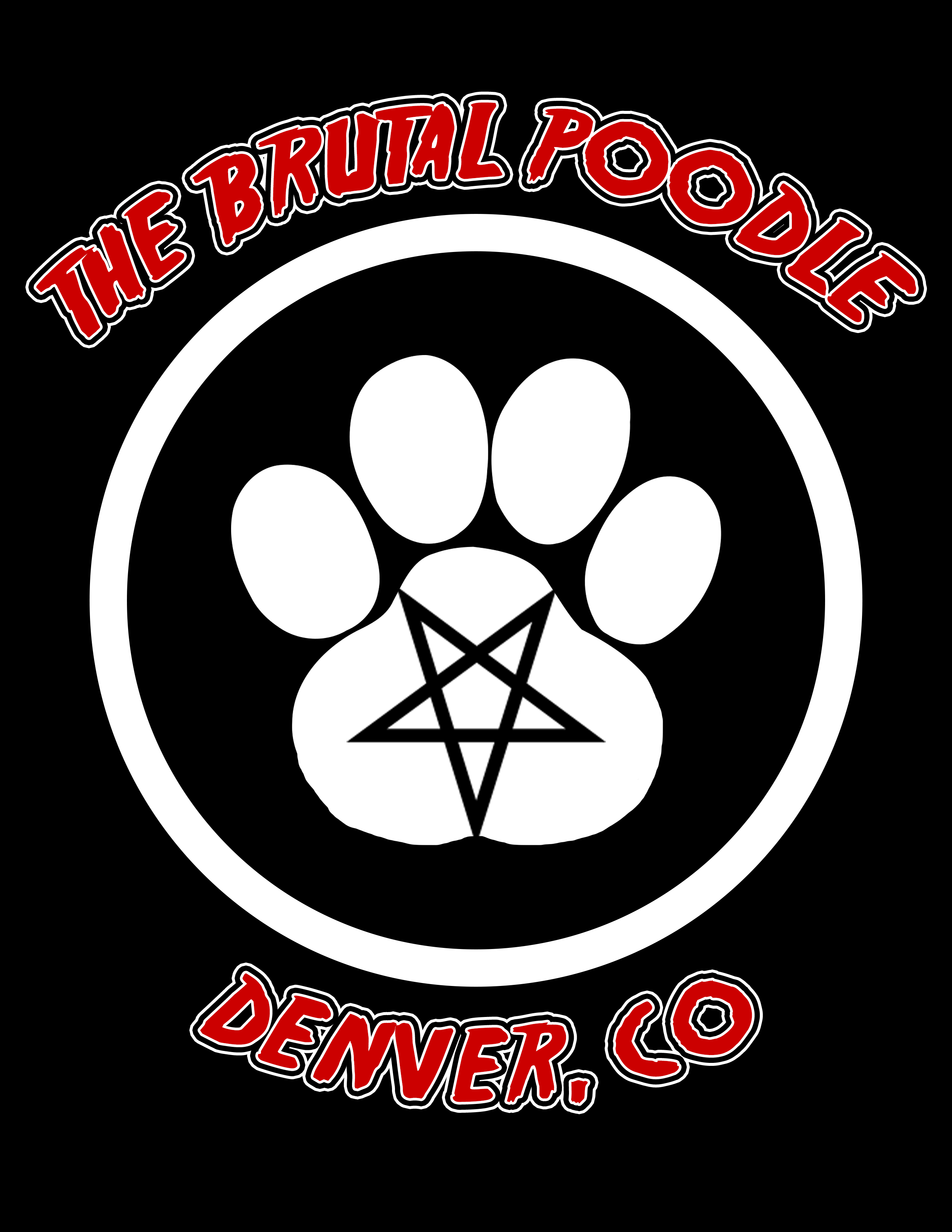 Red PAWNTAGRAM Logo Hoodie